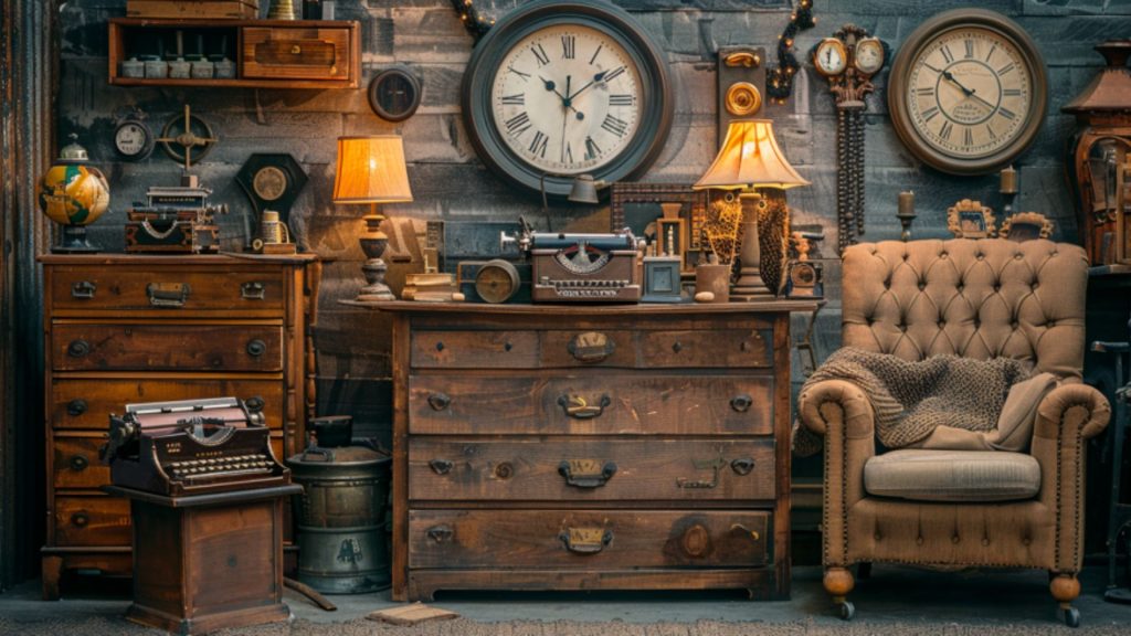 ouvrir une brocante meubles vintages